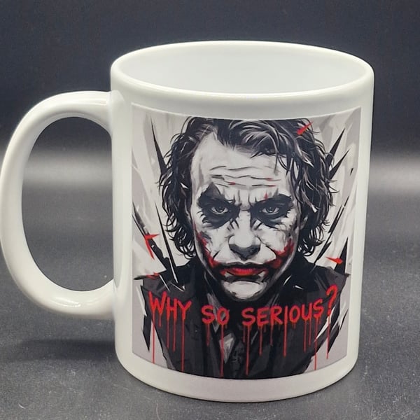 New The Joker Mug Heath Ledger The Dark Knight Fan Art Why So Serious?