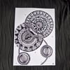 Zentangle Mandala A4 Unframed Art Print - Abstract Spin