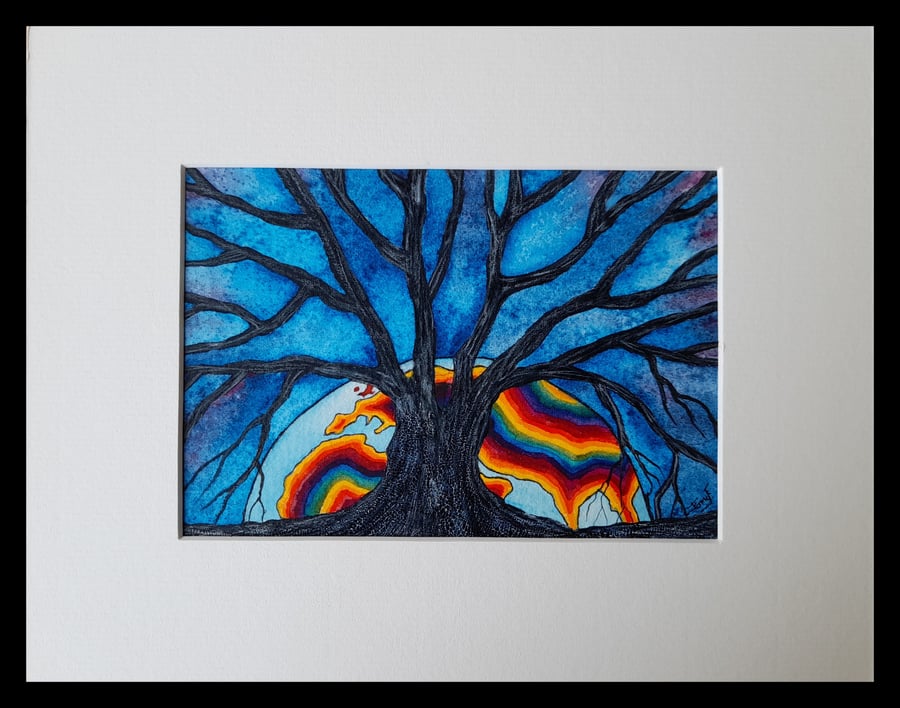 A World Under Pressure, an original painting