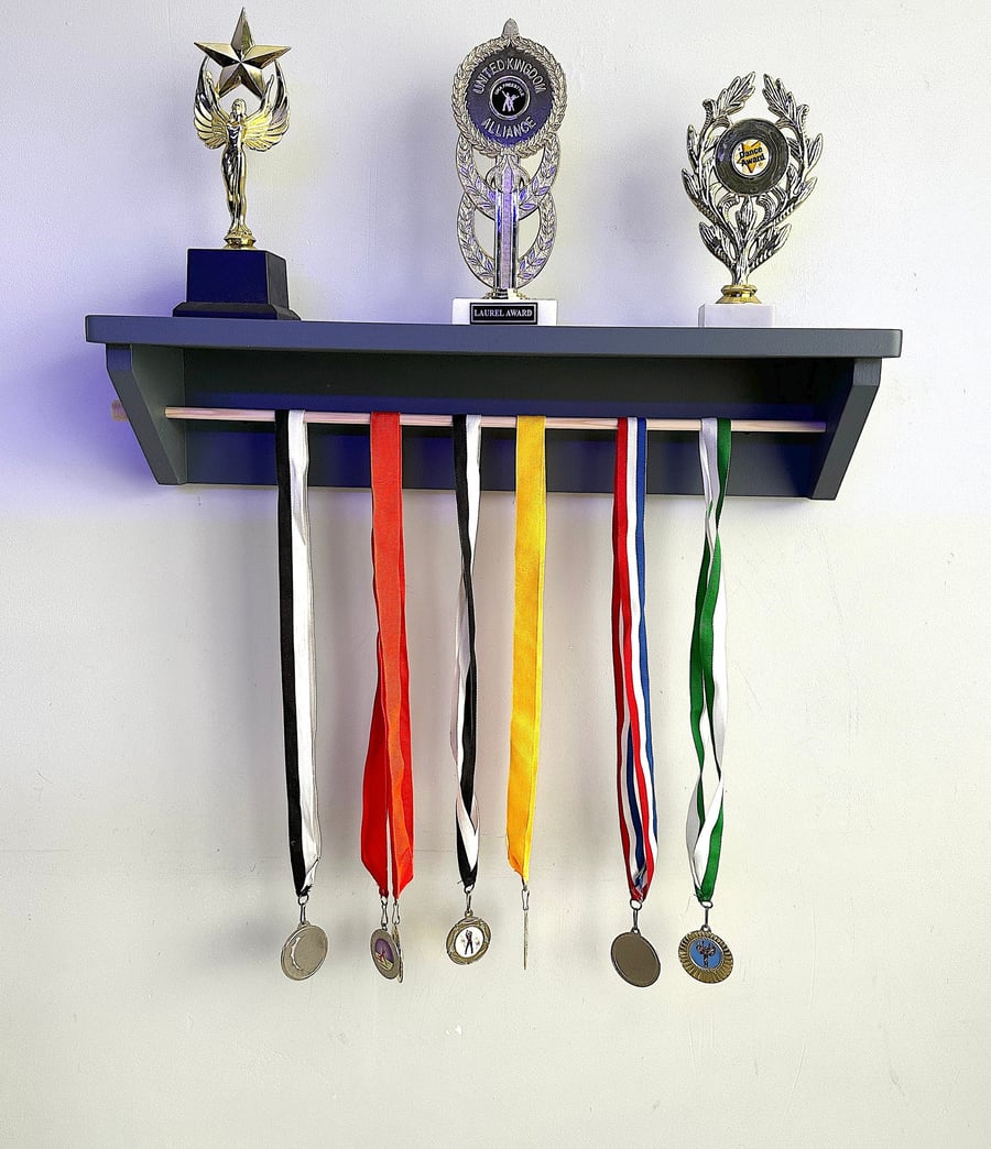Trophy Shelf and Medal Holder
