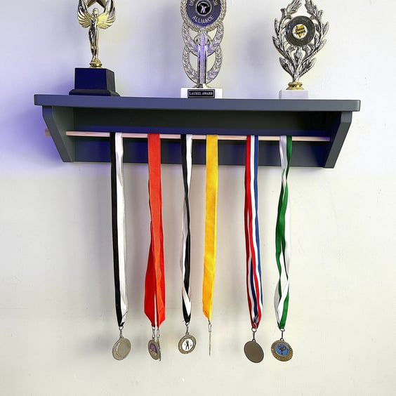 Trophy Shelf and Medal Holder