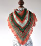 PATTERN ONLY Triangular Crochet Shawl In Boho Style (PDF File) - Image 3