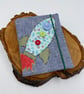 Appliqué rocket A6 notebook cover and notebook - Image 1