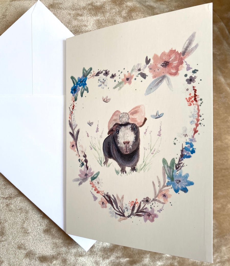 Skinny Pig Card Blank Inside