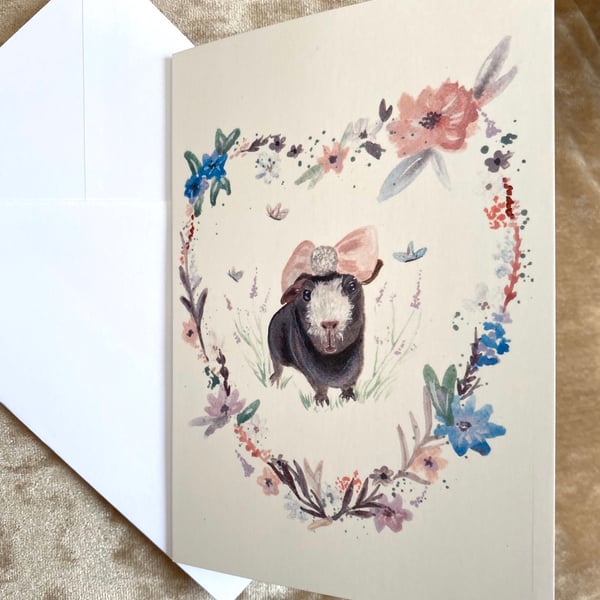 Skinny Pig Card Blank Inside