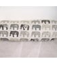 Bolster Cushion Cover 16"x6" Round Cylinder Roll Pillow Elephants Grey - Image 2