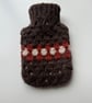 Strip Crochet Hot Water Bottle  - Image 2
