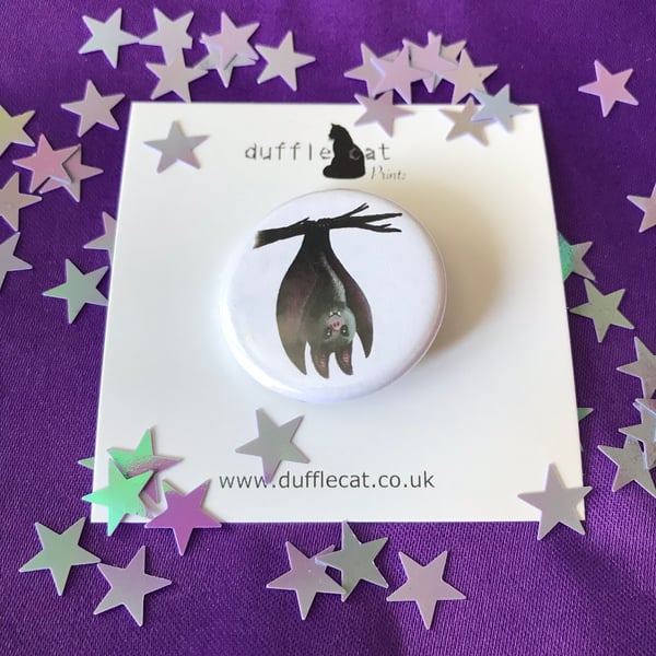 Halloween Bat Badge