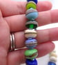 lampwork glass knotted necklace - Image 4
