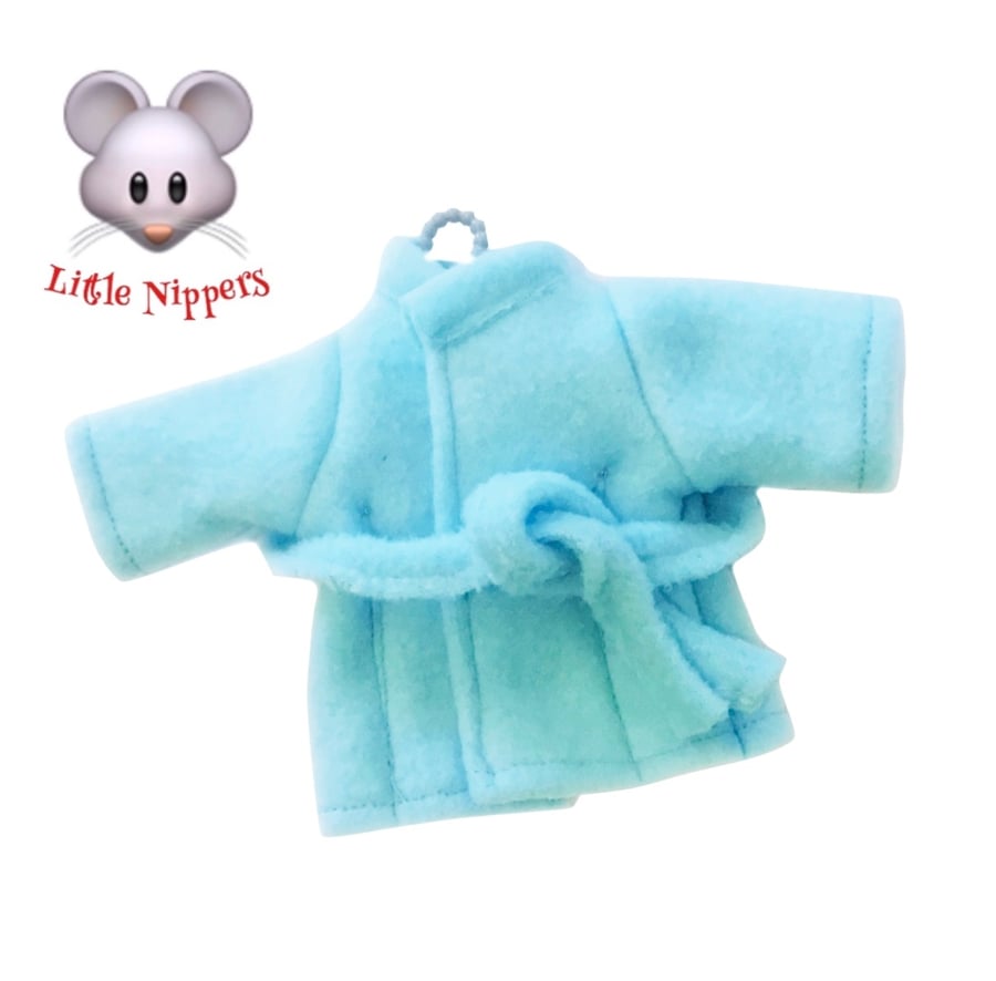 Blue Fleece Dressing Gown  to fit the Little Nippers