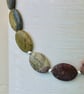 Picture Jasper and Sterling Silver Gemstone Necklace - Image 1