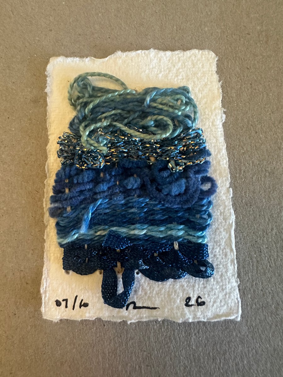 Miniature weaving on paper 7 of 10