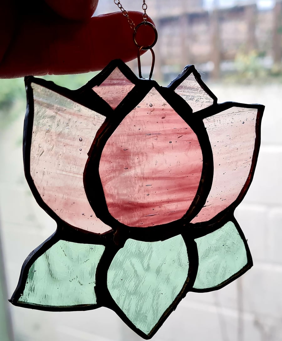 Lotus Flower Suncatcher