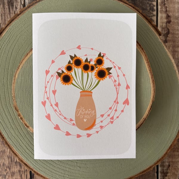 Thinking of you, Friendship, Sympathy, Friends, Greeting Card