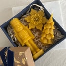 Deluxe Patterned Beeswax Trio