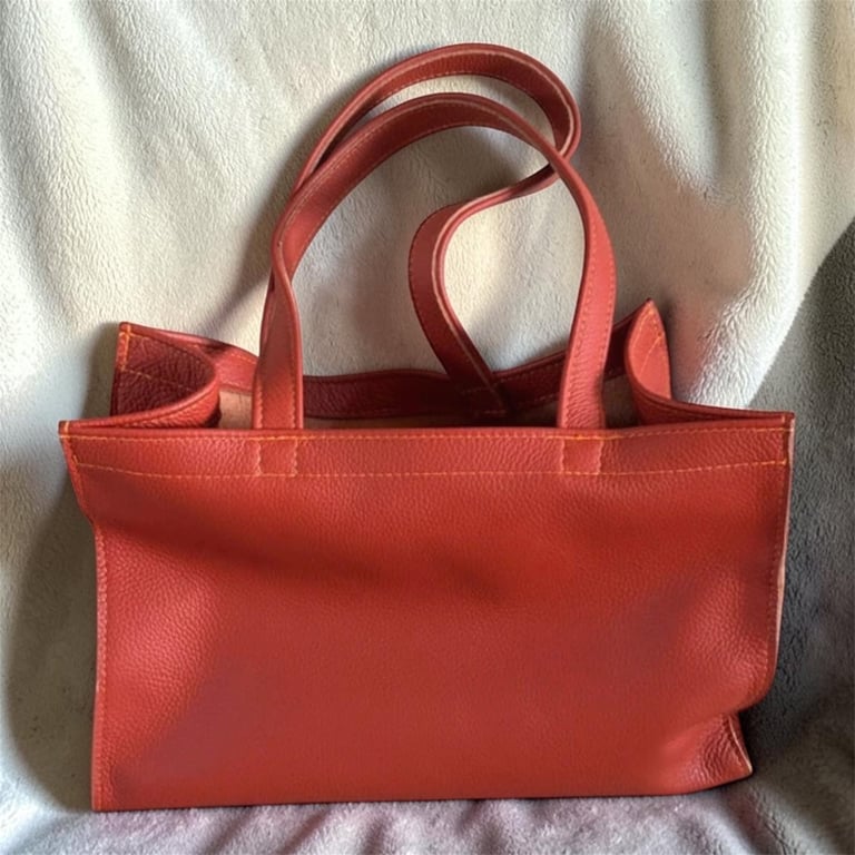 SoMoo Burnt Orange Tote Bag Medium 