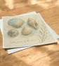 Little Pieces of the Shore – Handmade Seashell Greeting Card. Coastal Card.  - Image 3