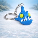 Anglerfish Keyring – Handmade Custom 3D Printed Creature Keychain