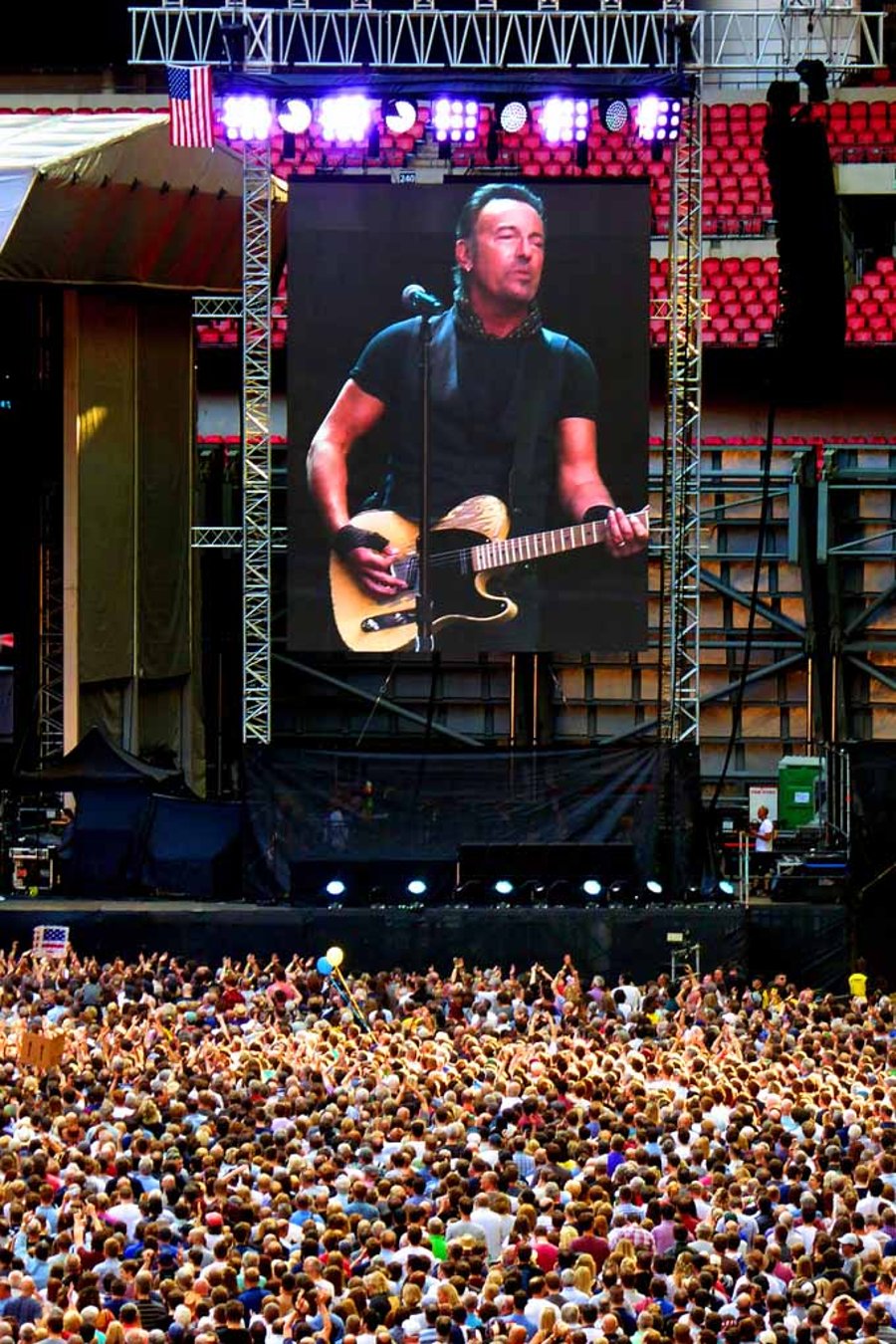Bruce Springsteen Live At Wembley Stadium Photograph Print