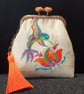The Rosemaling Hummingbird Coin Purse - Image 5