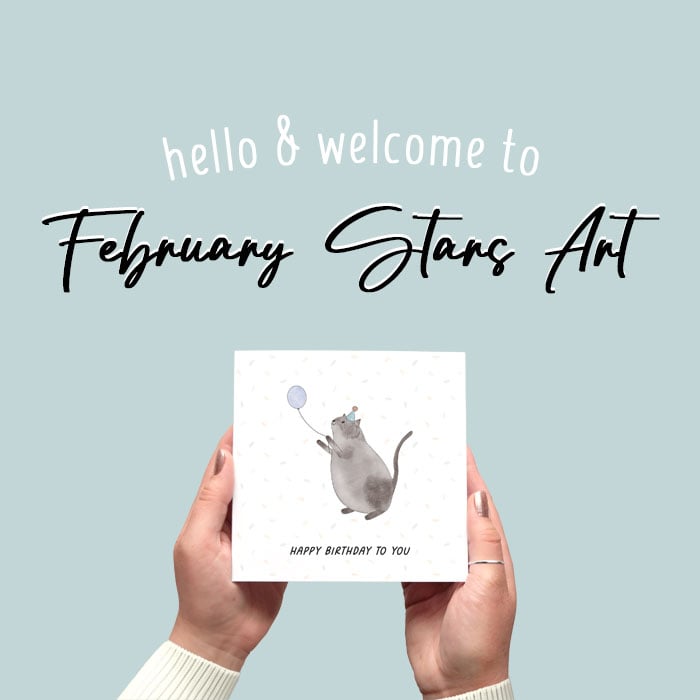 February Stars Art