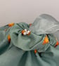 Lovely fox, fungi and acorns small fabric gift or storage bag  - Image 5
