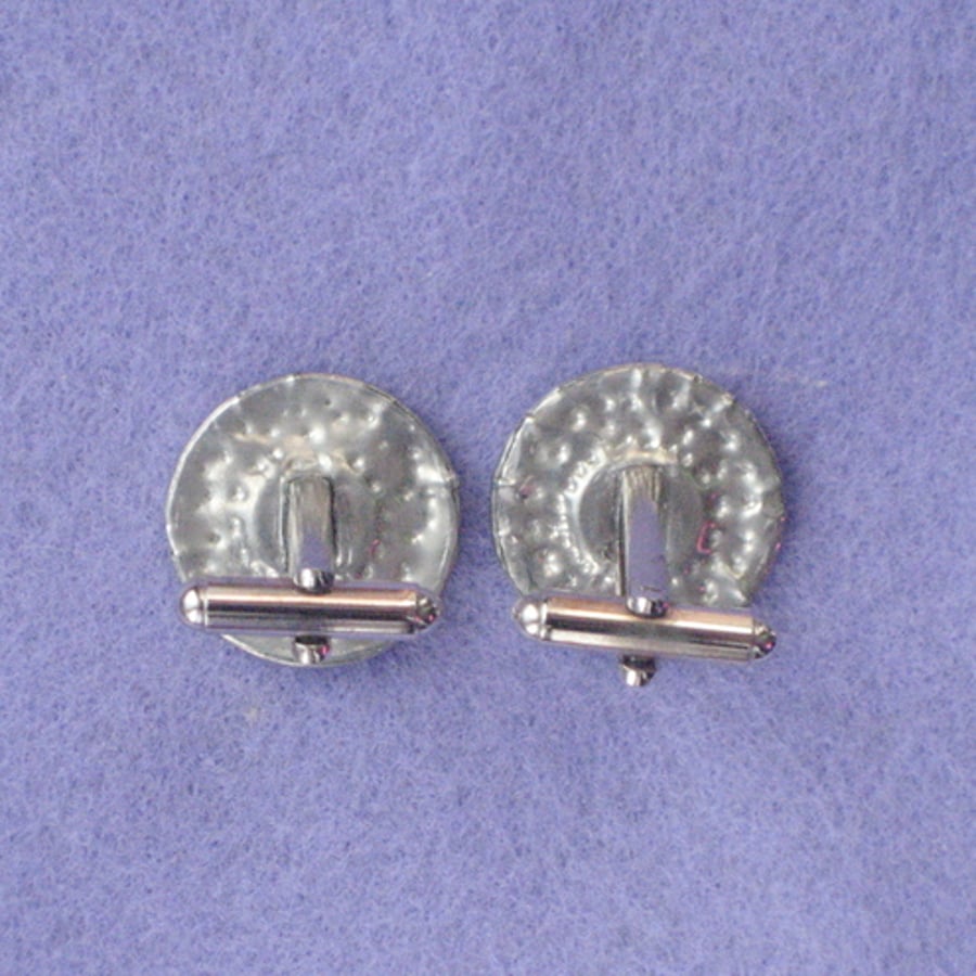 Pewter cufflinks,fish design