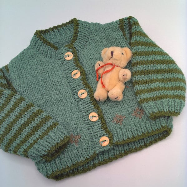 Aran Cardigan For Babies and Small Children, Children's Gift Ideas, Custom Make