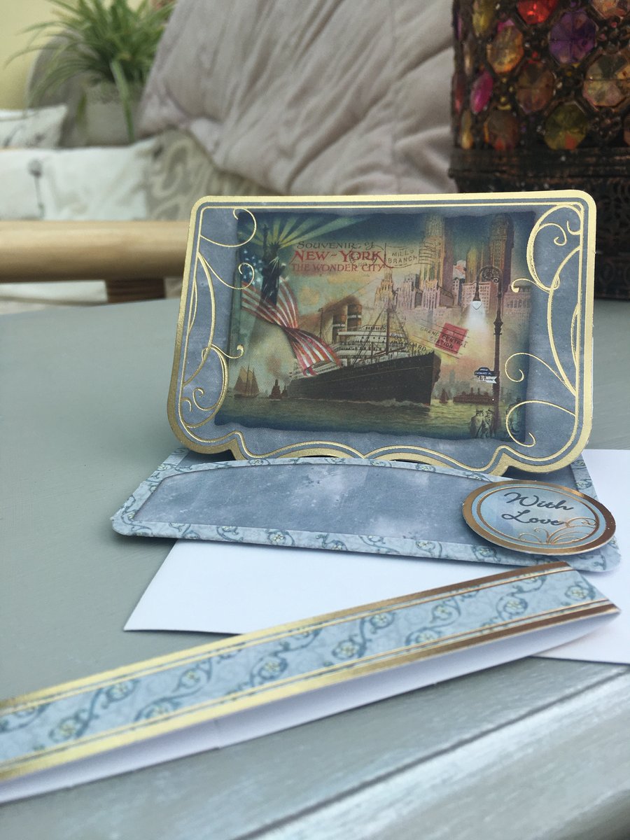 New York Steamer card and gift card holder