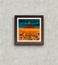 'Night Harvest' Folk Art Fox Illustrated Art Print