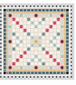 221D Cross Stitch chart Scrabble Erudite Game Board full size Tiles Quaker Sampl - Image 7