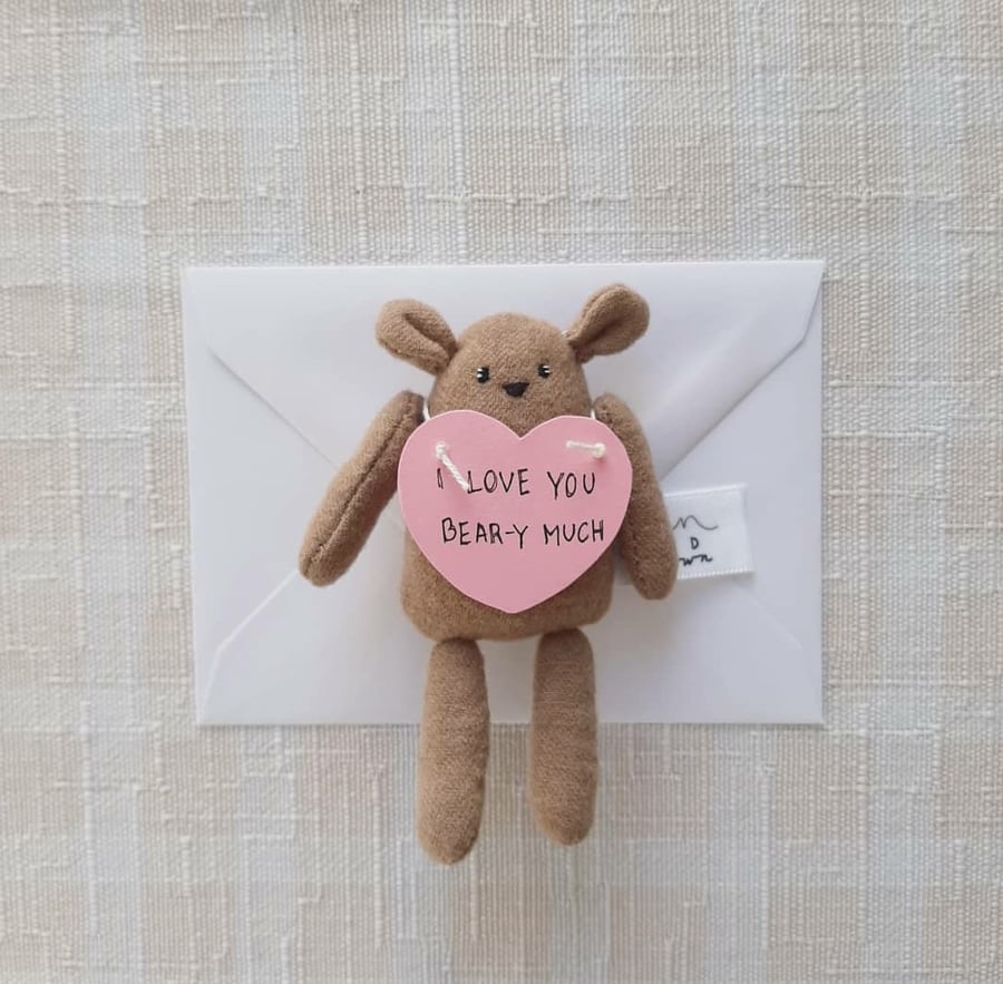 Small Pocket Bear, Valentines Day, I Love You, Gift