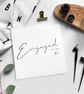 Personalised Engagement Card - Image 1
