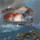 Lobster Pots in Winter, Staithes