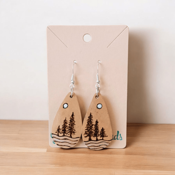 Forest Evening Gourd Earrings