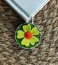  Yellow Felt Daisy Bookmark, Handmade Floral Page Marker, Cute Gift for Readers - Image 1