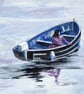 Original Oil Painting - Woman Leaving - Image 1