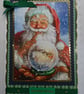 Christmas Card Pole Santa Snow Globe Christmas Wishes - Image 1