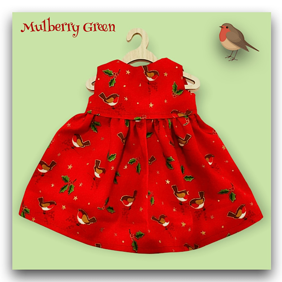Reserved for Kat - Little Robin Redbreast Dress