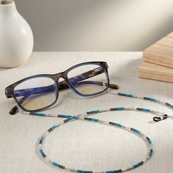 Handmade Seed Bead Eyewear Chain, 