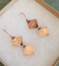 Rustic Copper Earrings - Image 3