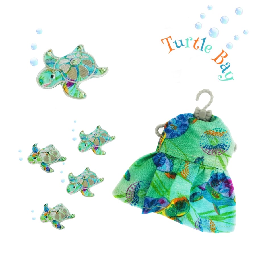 Turtle Bay Dress to fit the Little Hugs dolls and Baby Daisy