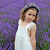 Felt Lavender Headband, Lavender Flower Crown, Purple Floral Halo