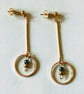 Circle loop pin earrings - Image 4