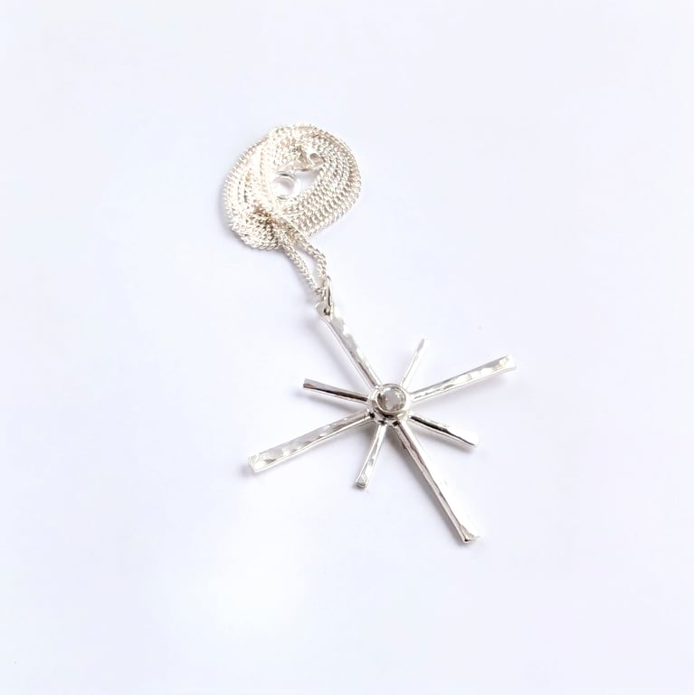 Star pendant, Handmade WEDDING Jewellery 