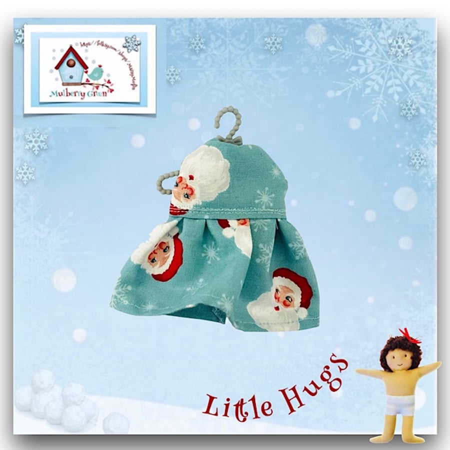 Santa Dress to fit the Little Hugs dolls