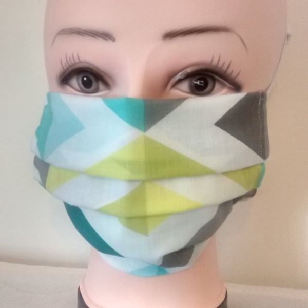 Handmade 2 layers reusable  adult face mask.