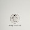 Christmas card - Penguin