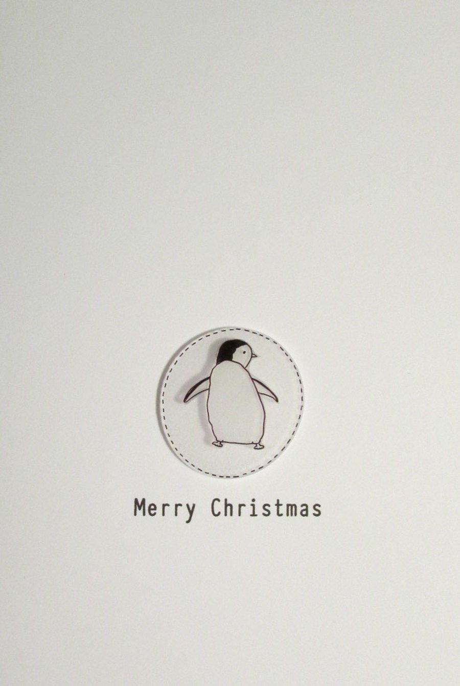 Christmas card - Penguin