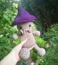 Amigurumi Crochet Mushroom Sprite "Wizard Cap" 